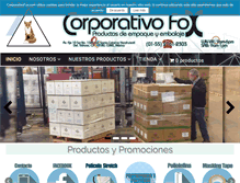 Tablet Screenshot of corporativofox.com